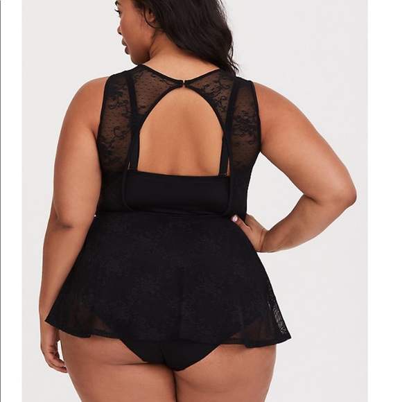 Torrid LACE PUSH-UP STRAPLESS SHAPING Swimsuit - Picture 3 of 5